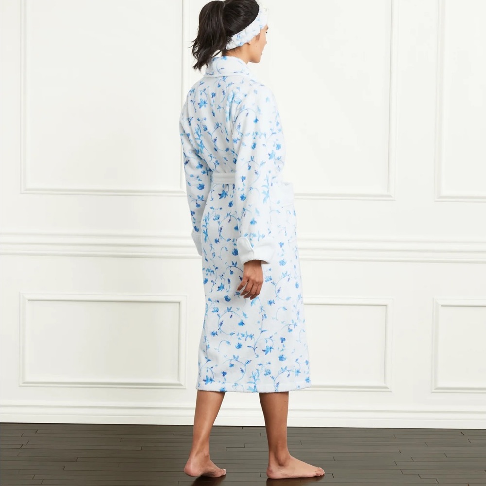 Hill House Home - The Hotel Robe - Blue Botanical - Size S/M